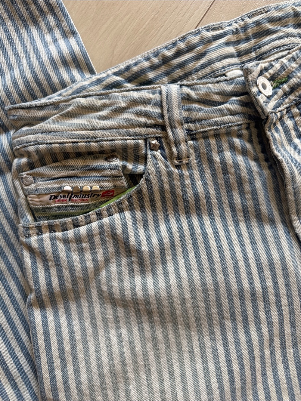 Diesel hickory stripe jeans - Picture 3 of 6